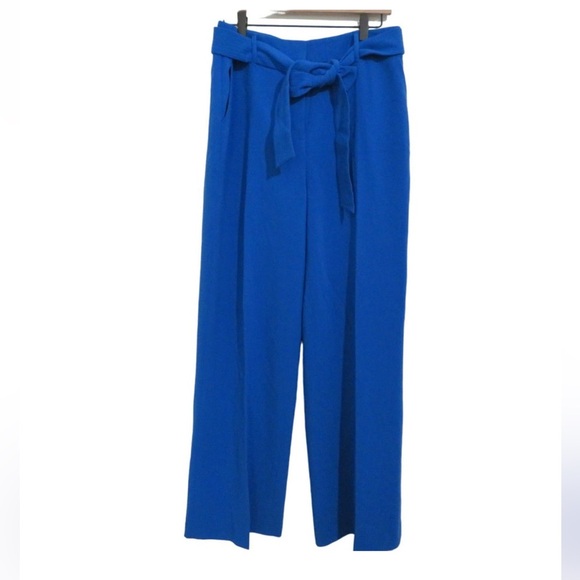 Boden Hampstead Wide Leg Pants - Bold Blue size 4P new - Picture 8 of 16
